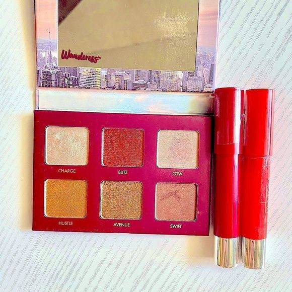 Wander Beauty Other - LOWEST PRICE DEAL!Wander Beauty The Wanderess Rush & 2 Revlon Lipstick Lip Balms